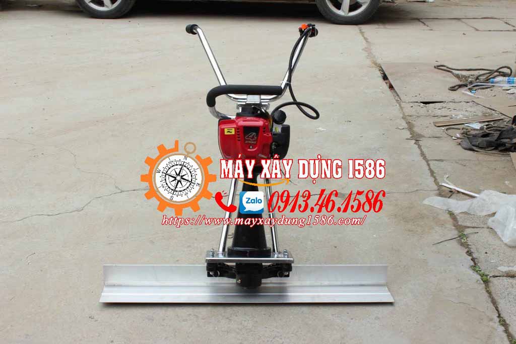 Máy đầm thước chạy xăng - điện, phụ tùng sẵn