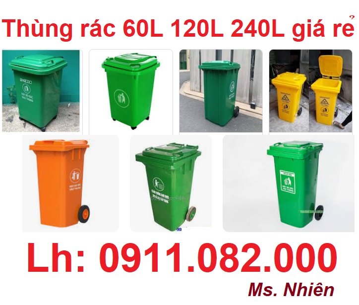 Giảm 20% giá thùng rác nhựa tại tiền giang