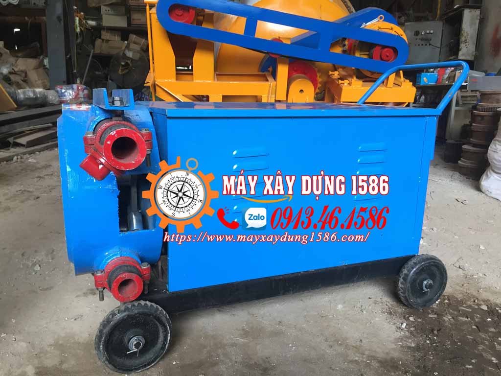 Máy bơm vữa sika ép ống HJB-2, HJB-5 sẵn kho