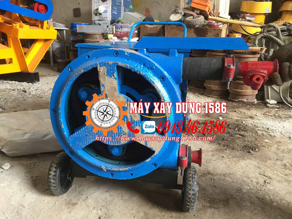 Máy bơm vữa sika ép ống HJB-2, HJB-5 sẵn kho