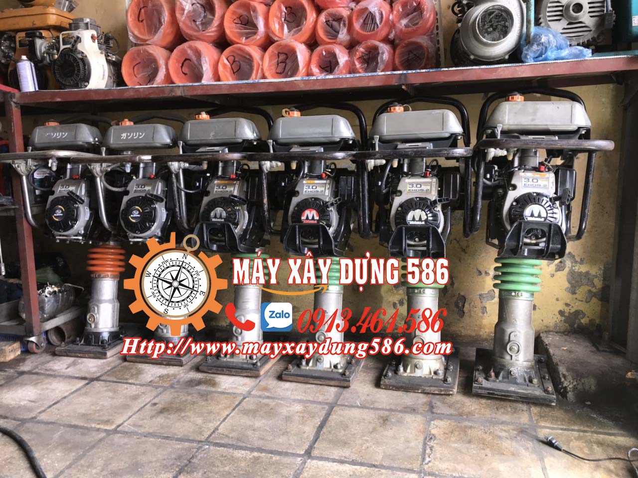 Đầm cóc xăng - điện giá tốt hàng sẵn kho