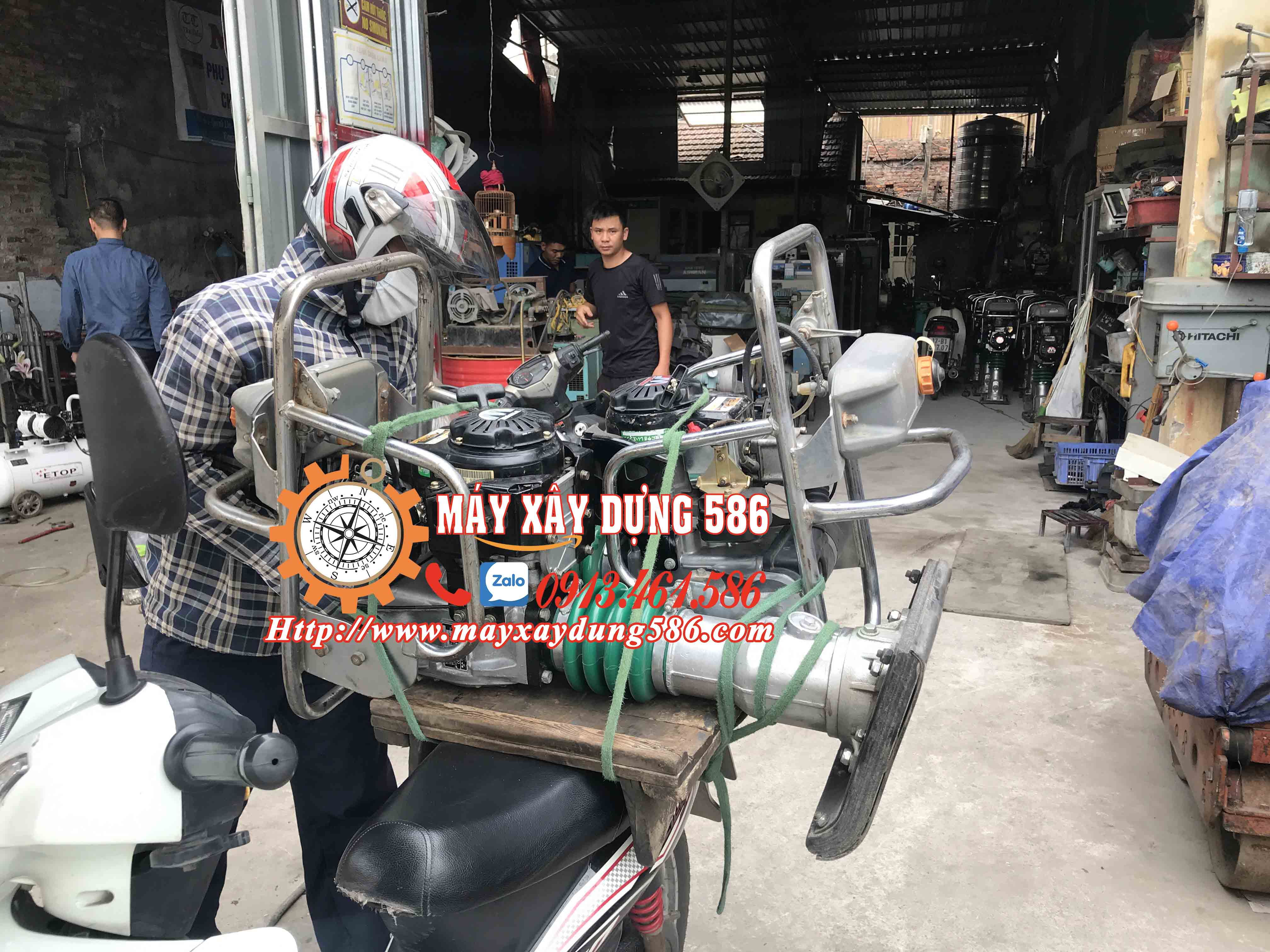 Đầm cóc xăng - điện giá tốt hàng sẵn kho