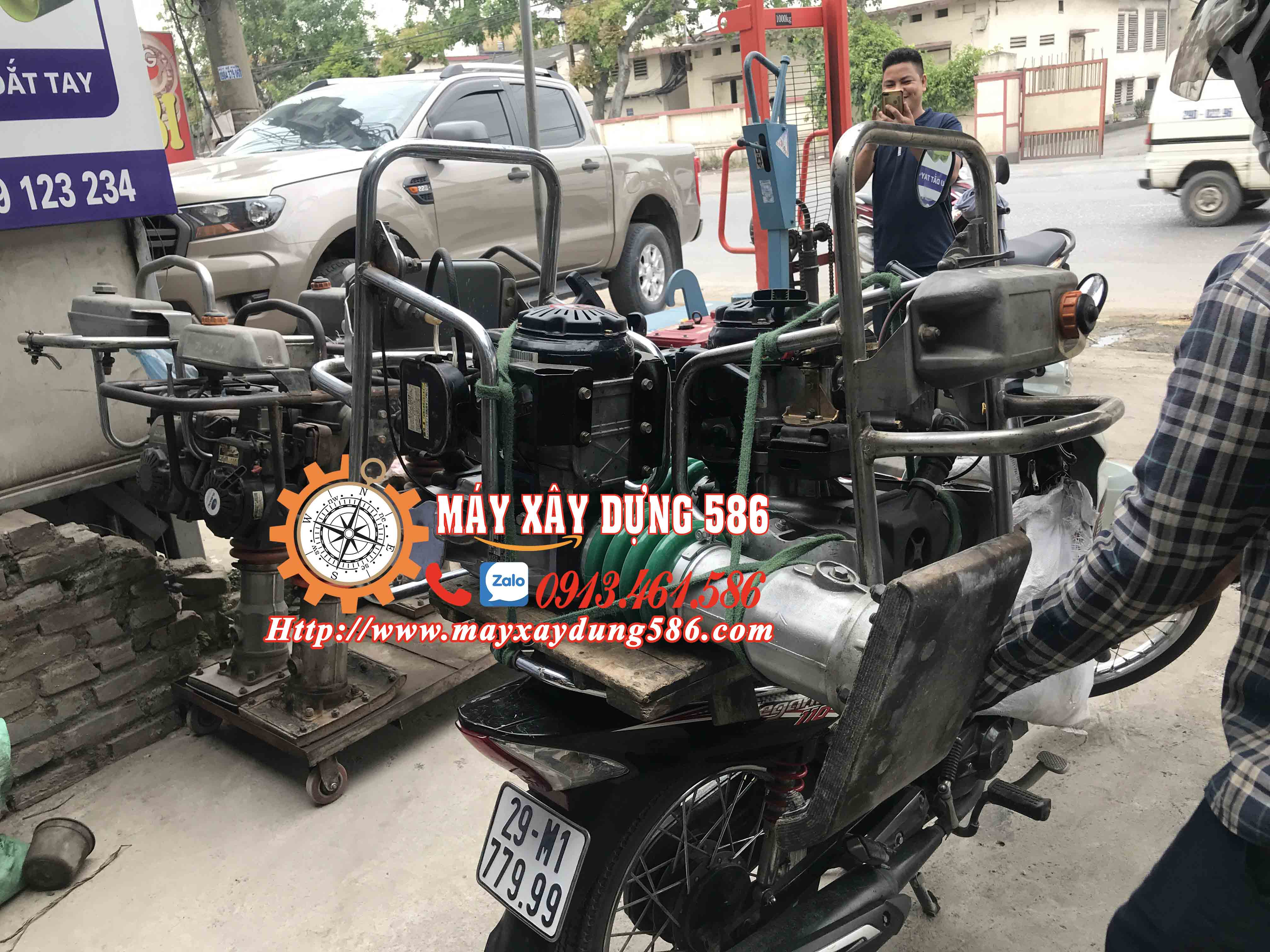 Đầm cóc xăng - điện giá tốt hàng sẵn kho
