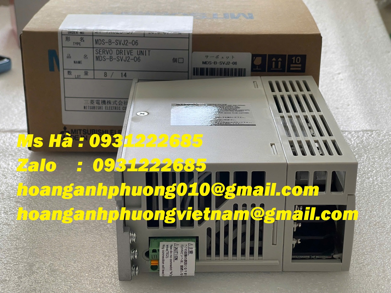 Servo MDS-B-SVJ2-06 mitsubishi 0.6kW - giao nhanh chóng