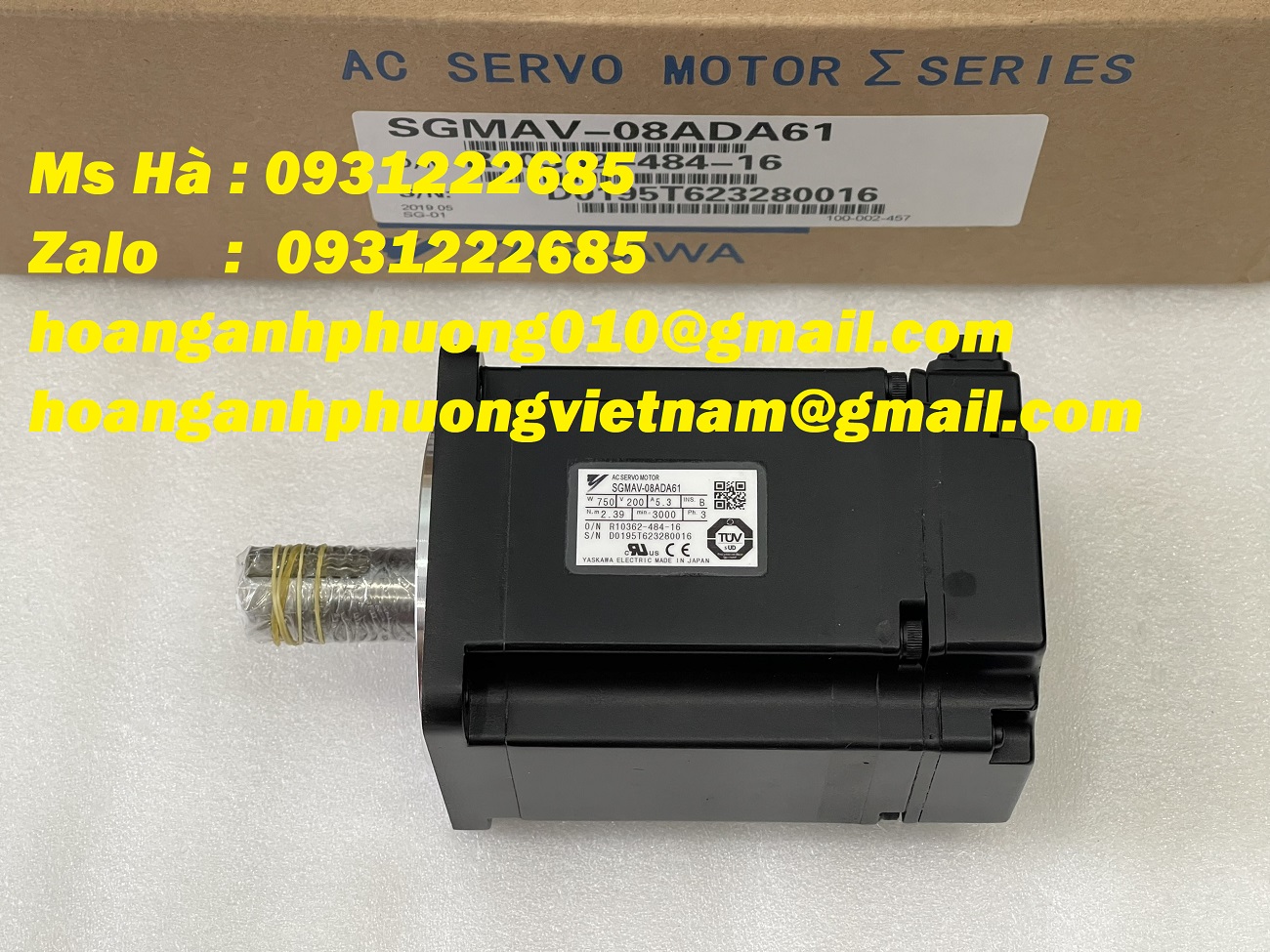 SGMAV-08ADA61 YASKAWA - động cơ bán giá siêu ưu đãi