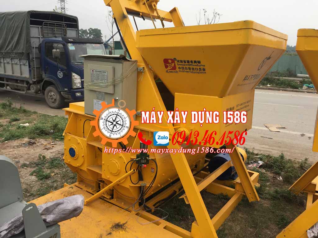 Máy trộn bê tông js500, js750 hàng sẵn kho