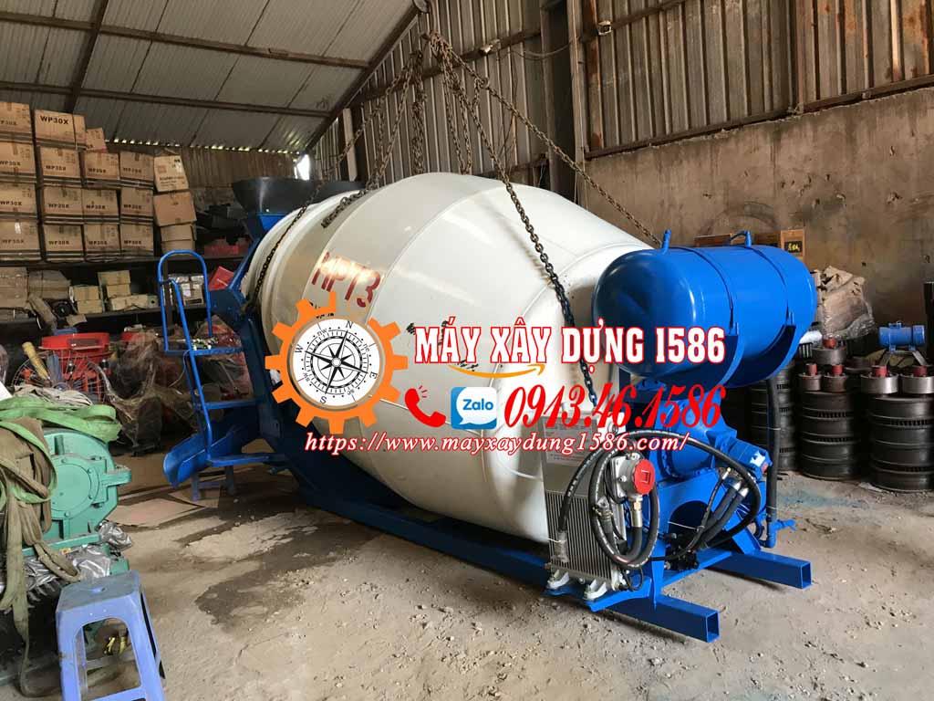 Bồn trộn bê tông mini giá rẻ, hàng sẵn kho giá rẻ
