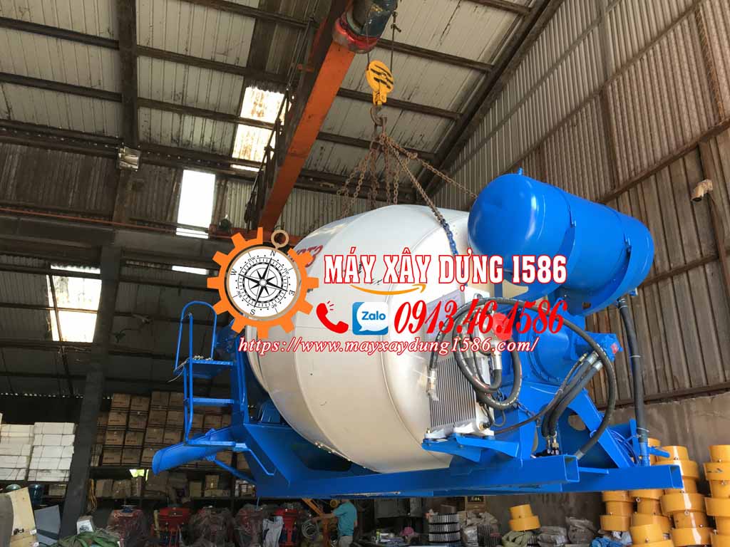Bồn trộn bê tông mini giá rẻ, hàng sẵn kho giá rẻ