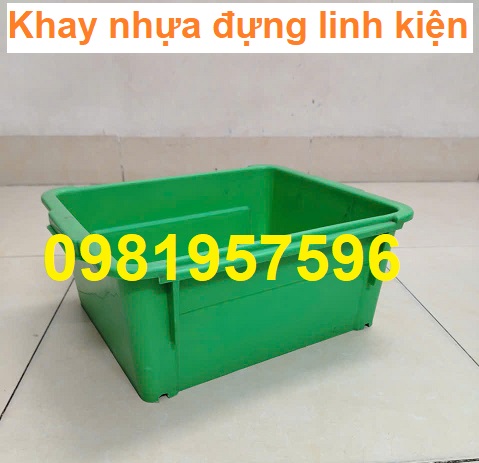 Thùng nhựa đặc A3, đựng phụ tùng, linh kiện