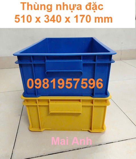 khay nhựa đặc B4, thùng nhựa đặc, khay nhựa công nghiệp