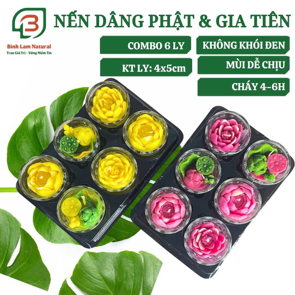 Nến Bơ Tự Nhiên - Ánh Sáng Tâm Linh Đón Xuân Về