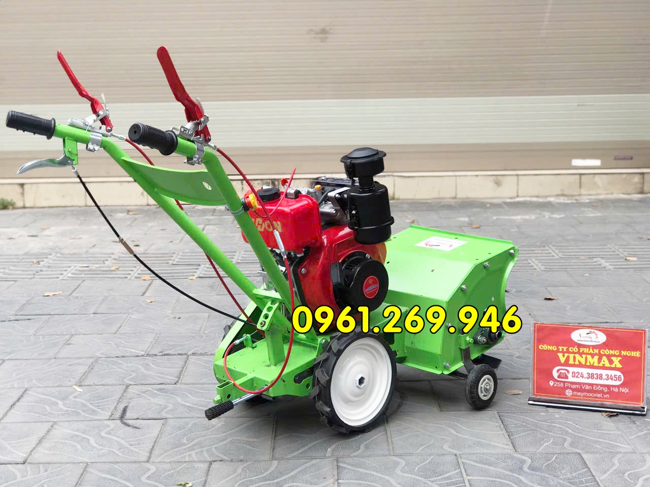 Máy cắt cỏ trục băm 5 chức năng Kawasaki KD173