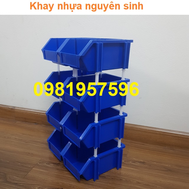 Khay nhựa nguyên sinh đựng phụ tùng, ốc vít