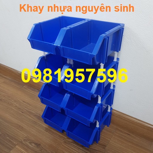 Khay nhựa nguyên sinh đựng phụ tùng, ốc vít