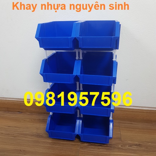 Khay nhựa nguyên sinh đựng phụ tùng, ốc vít