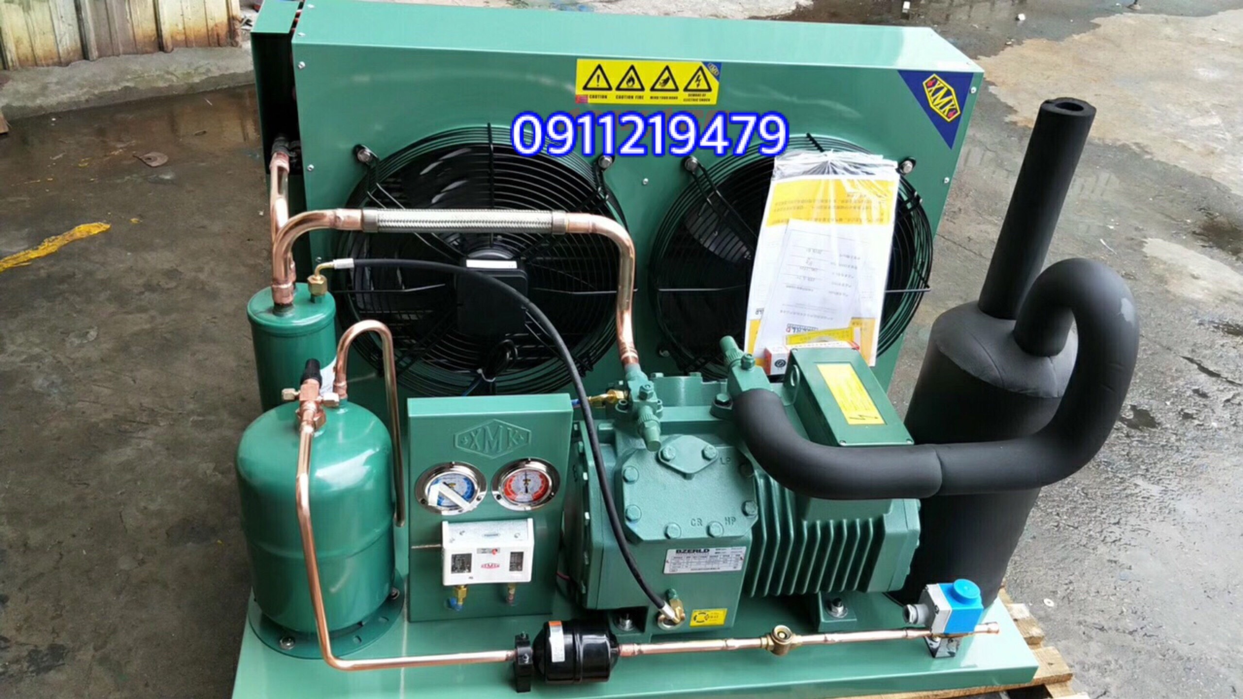 cung cấp lắp đặt cụm máy nén kho lạnh bitzer 5hp 4DES-5Y-40S tại BD