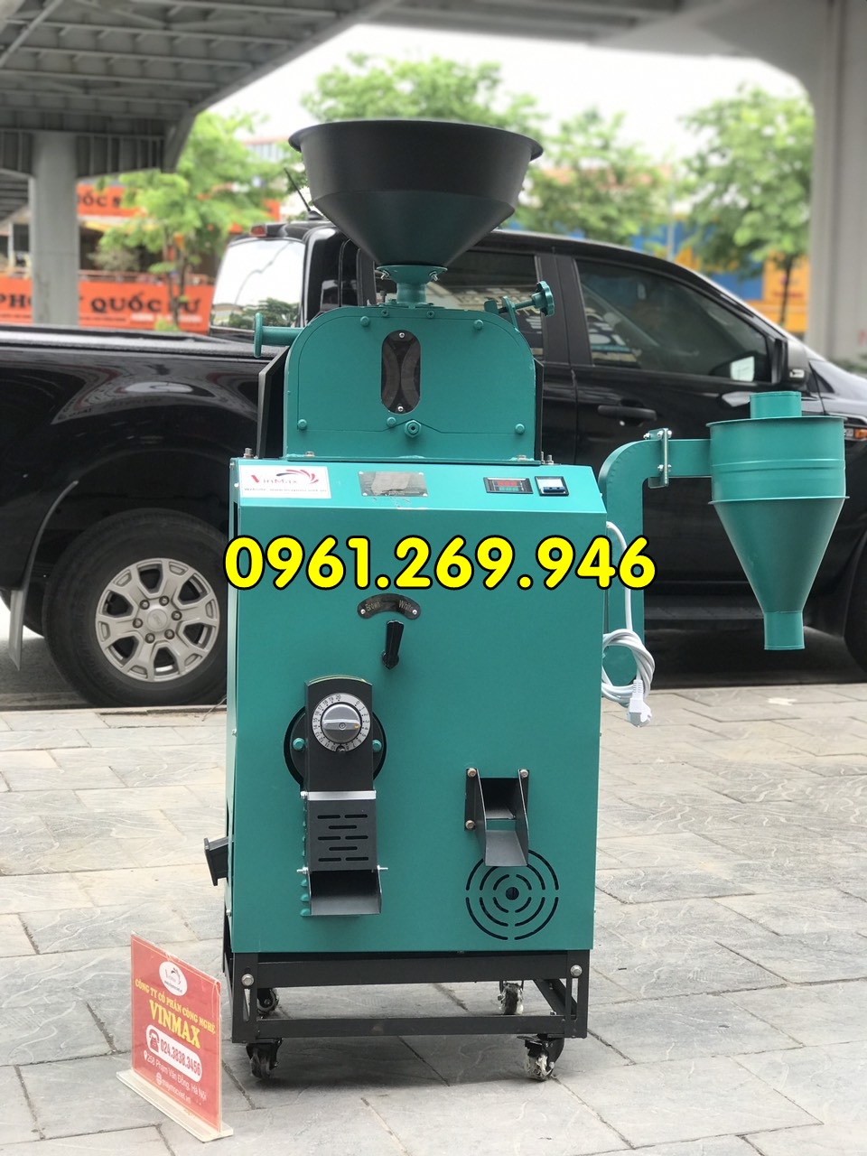 Máy xát gạo 2 chức năng xát trắng xát lứt motor điện 3kw