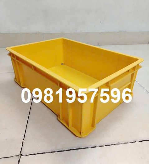 thùng nhựa đựng linh kiện, khay nhựa B4 kích thước 51x34x17 cm