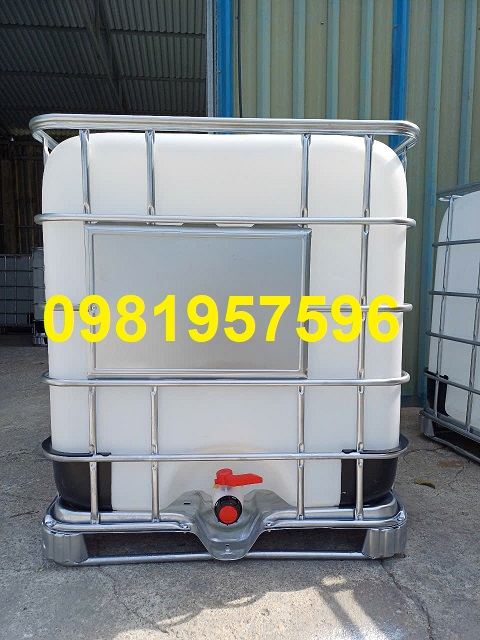 Bồn nhựa 1000 lít, thùng nhựa , tank nhựa ibc