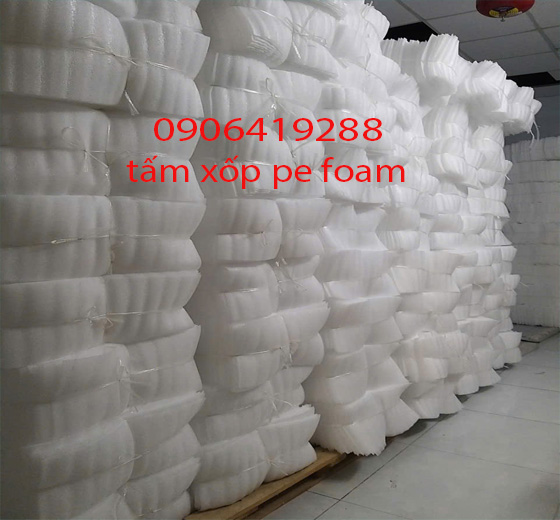 Mút xốp pe foam cắt tấm theo yêu cầu giá tại xưởng