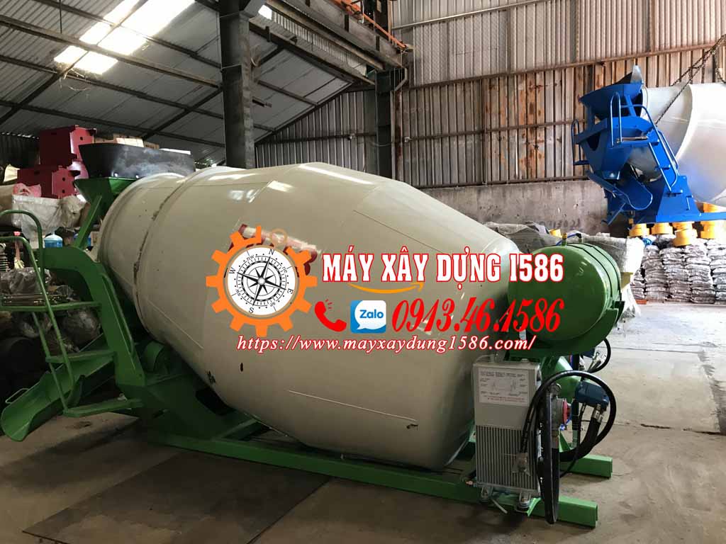 Bồn trộn bê tông mini 2-3-4-5 m3/mẻ trộn