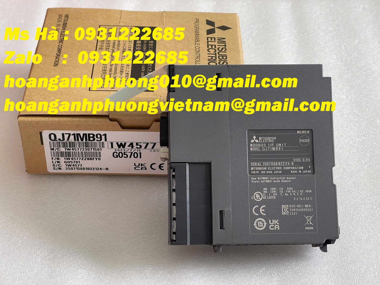 Mitsubishi QJ71MB91 mô đun melsec Q - hàng nhập chính hãng