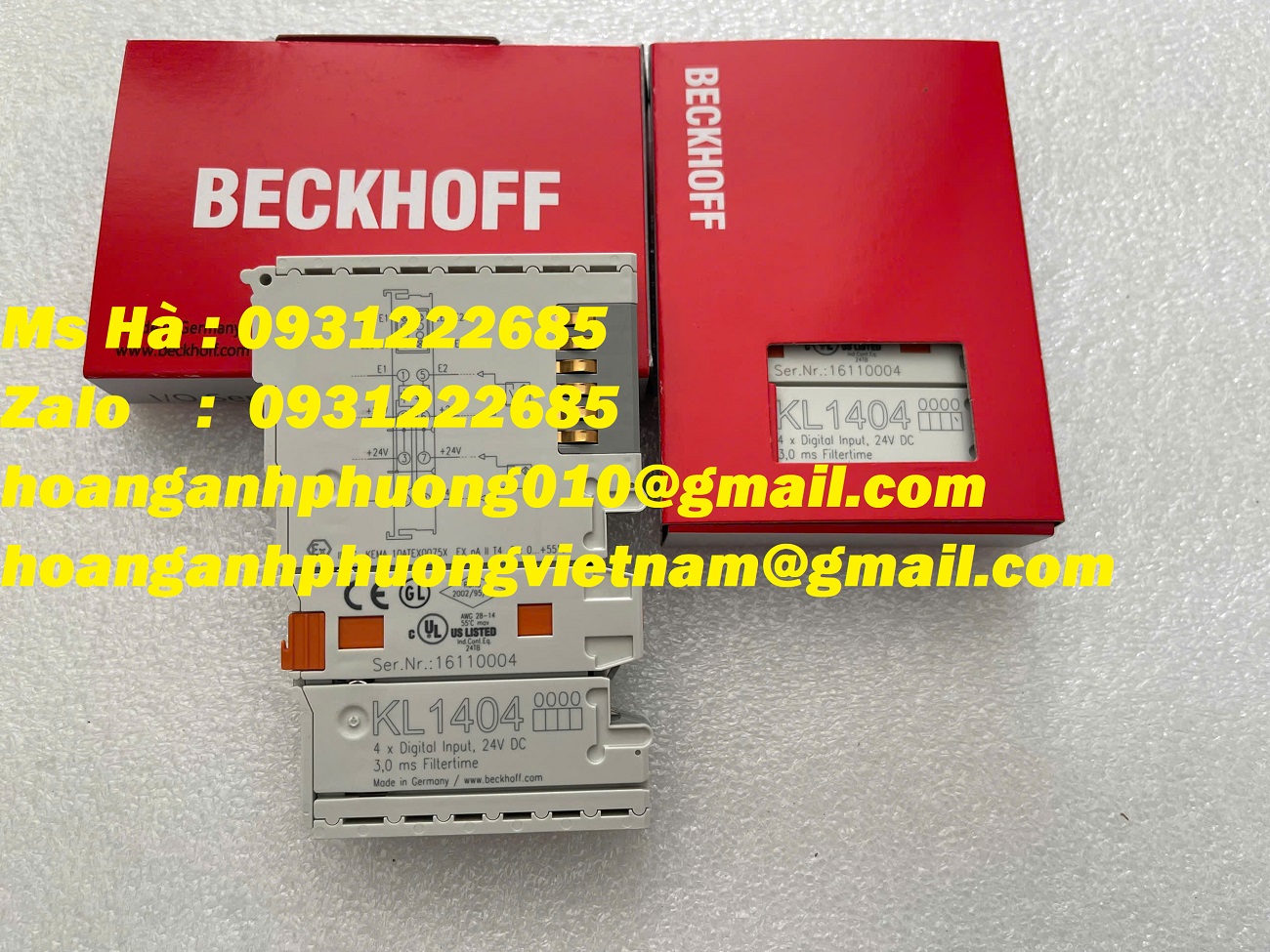 KL1404 beckhoff - mô đun nhập - giao hành nhanh chóng