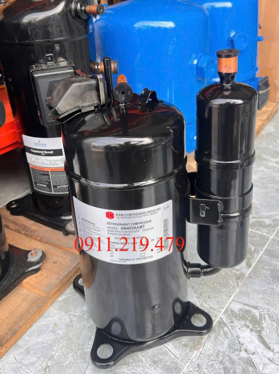 0911219479 CUBG CẤP BLOCK máy nén lạnh mitsubishi 4hp R410 NN40VAAMT