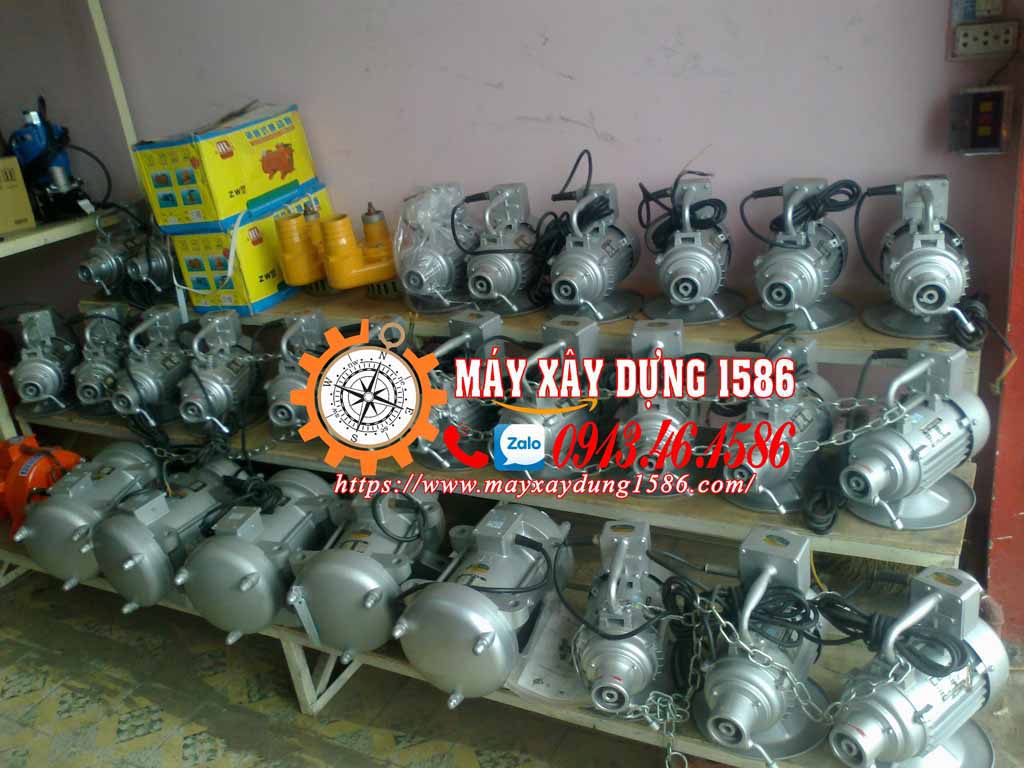 Đầm dùi bê tông, phụ kiện sẵn dây dùi