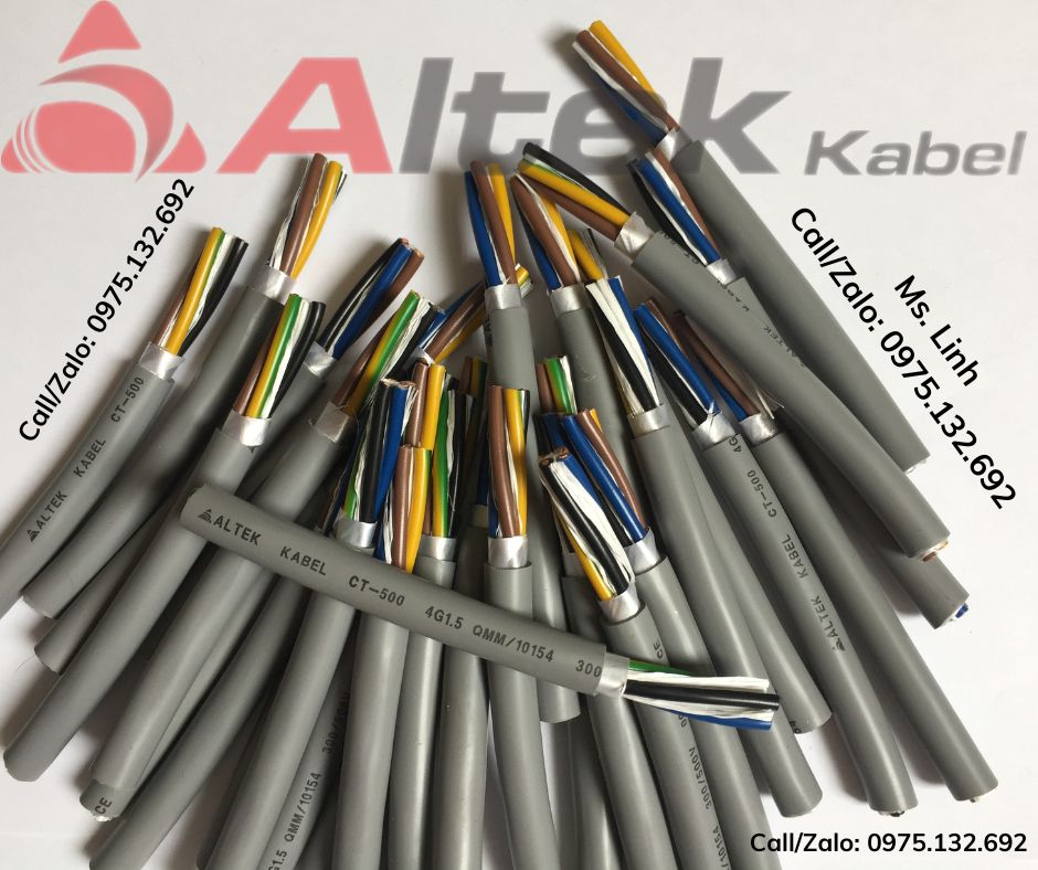 Cáp điều khiển CT-500 4x1,5 mm2 Altek Kabel