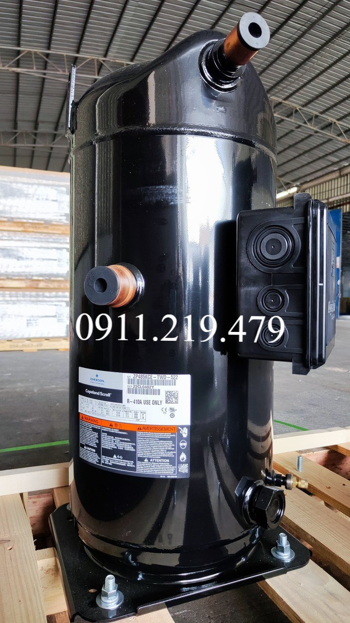 0911219479 cung cấp máy nén lạnh copeland 40hp r410 ZP485KCE-TWD-522