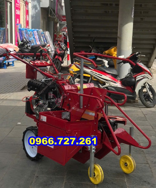 Máy thu hoạch ngô, thu hoạch bắp chạy dầu 12hp giá rẻ