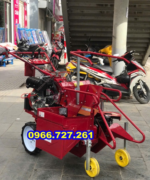 Máy thu hoạch ngô, thu hoạch bắp chạy dầu 12hp giá rẻ