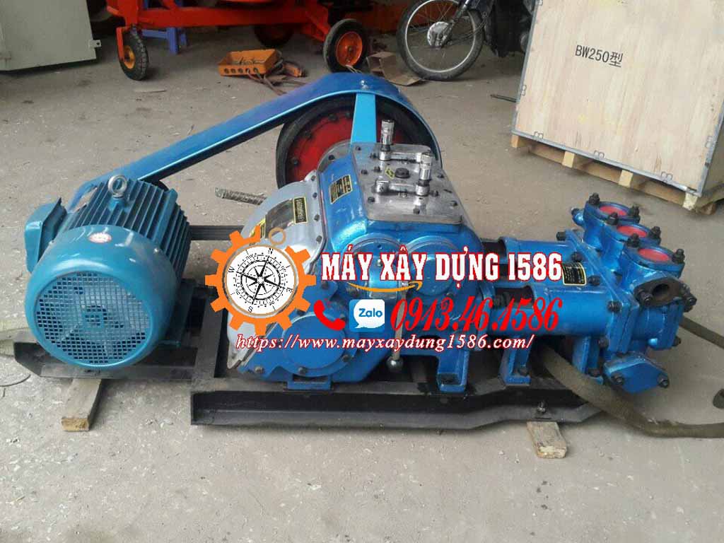 Máy bơm vữa bw250 hàng sẵn kho giá tốt