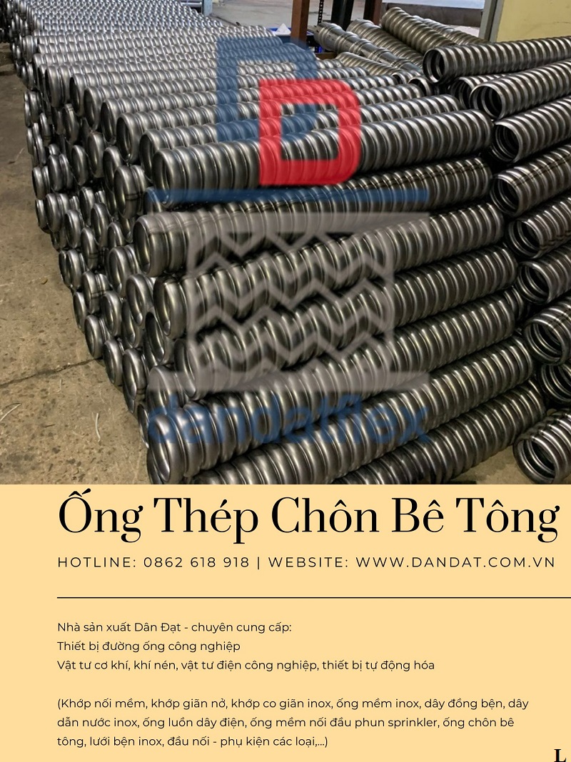 Cung cấp ống thép chôn bê tông ( ống bê tông chịu nhiệt ) cấp dự án