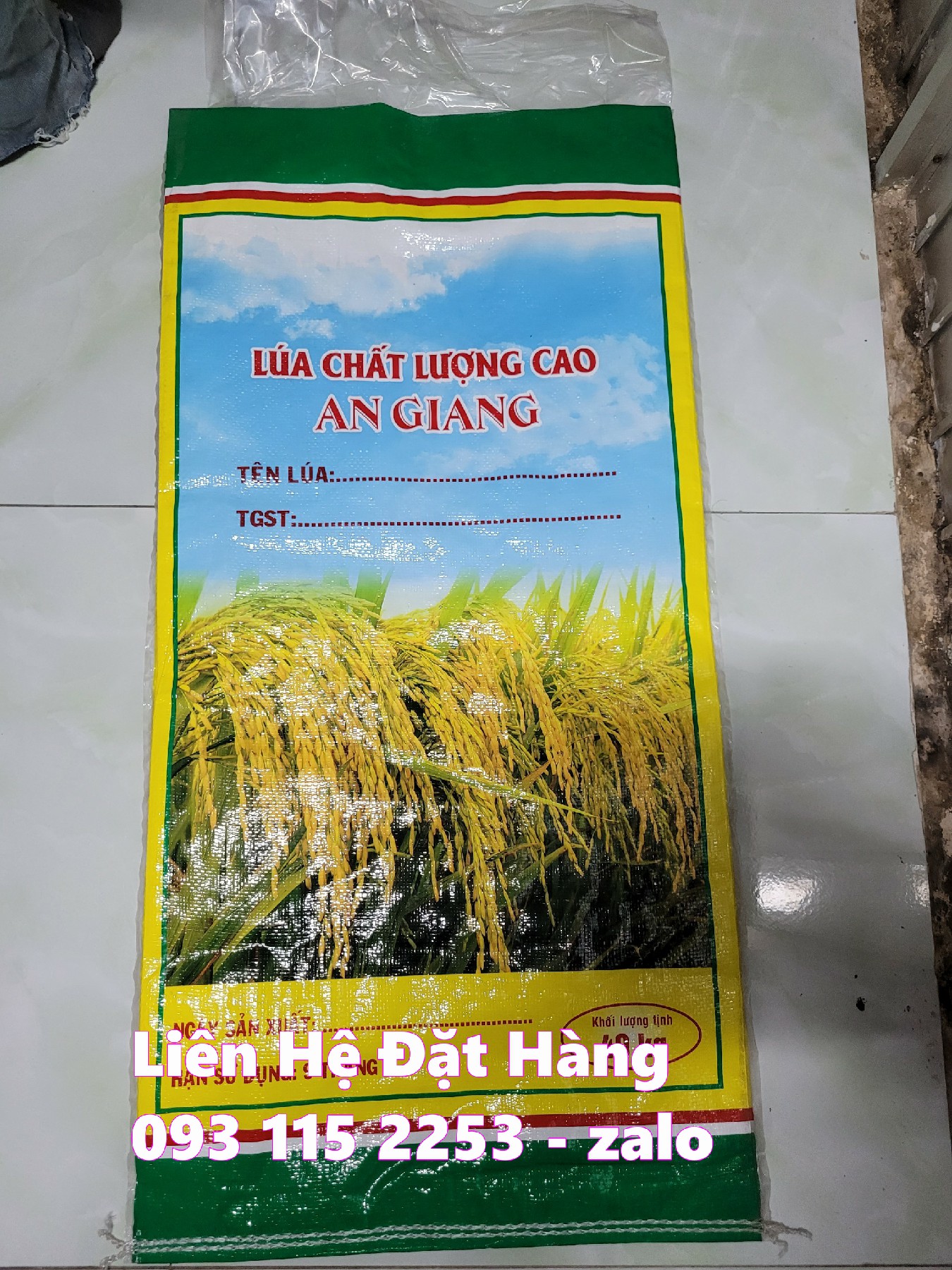 Bao lúa giống 40kg Giải pháp cho mọi nông dân