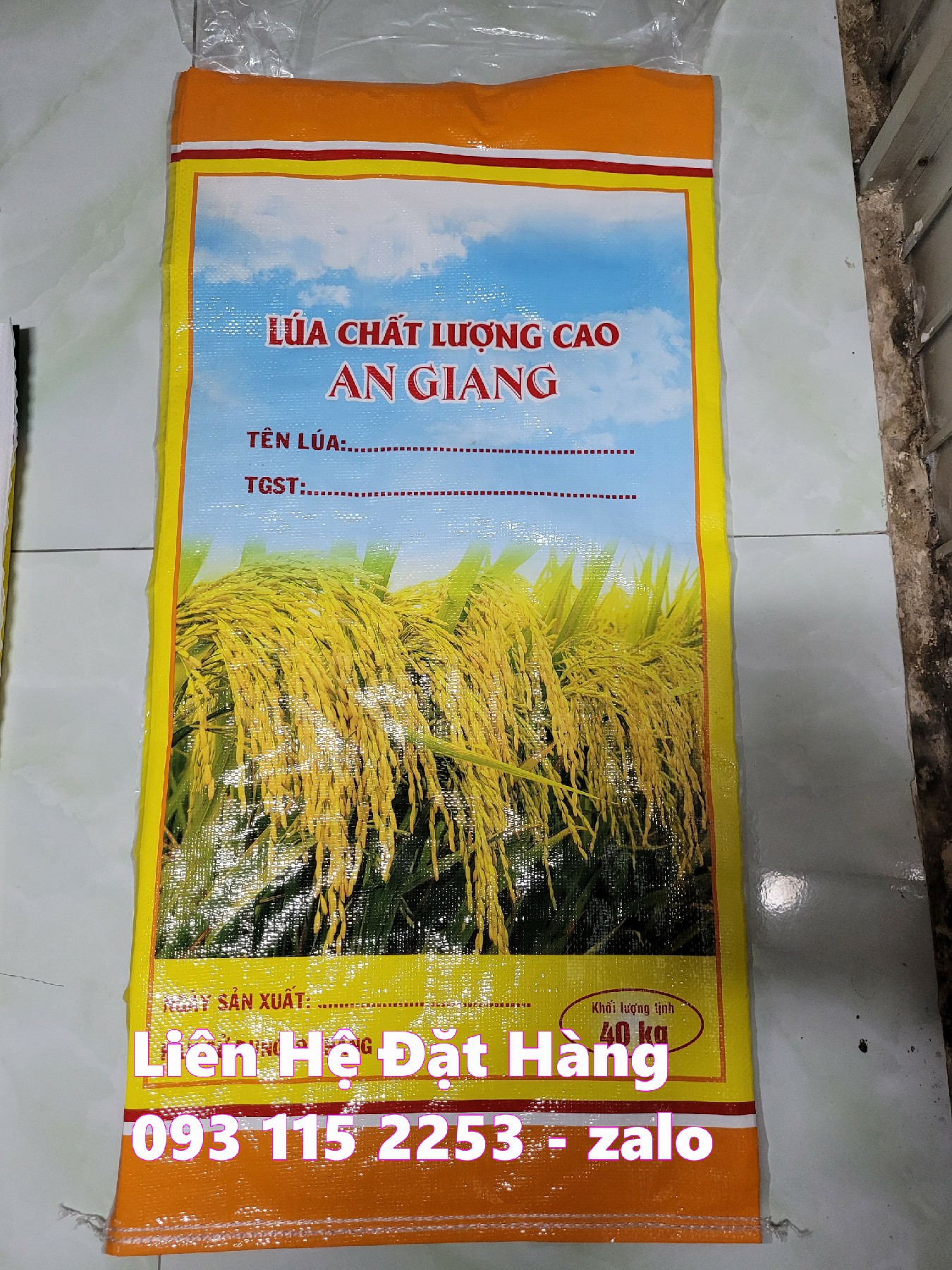 Bao lúa giống 40kg Giải pháp cho mọi nông dân