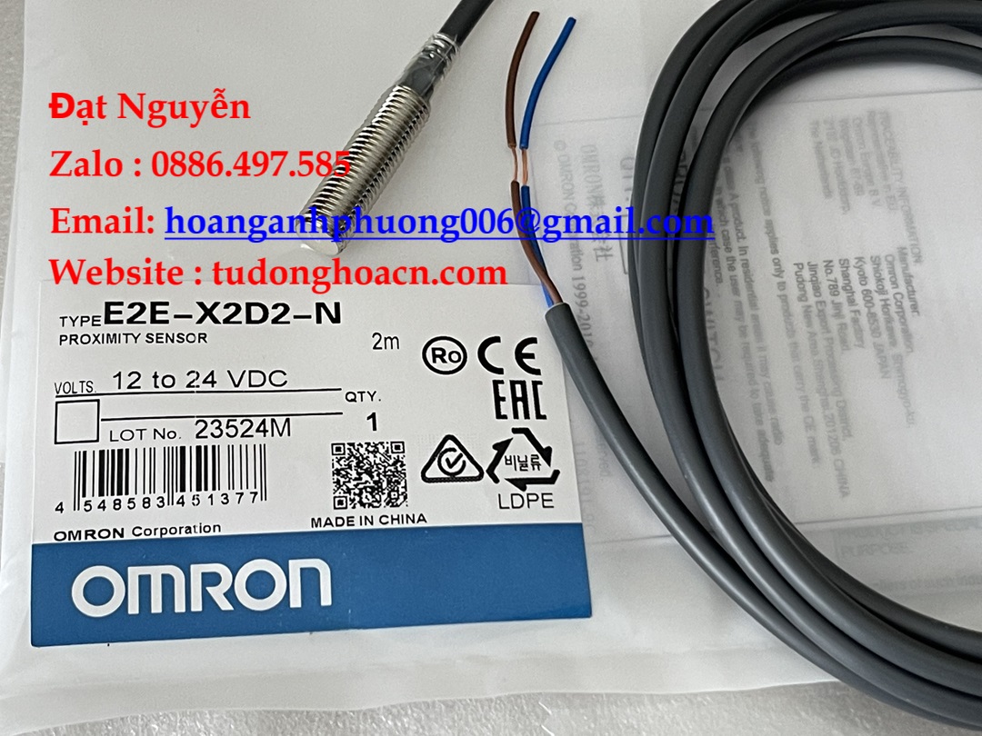 Phân phối cảm biến tiệm cận E2E-X2D2-N Omron giá tốt