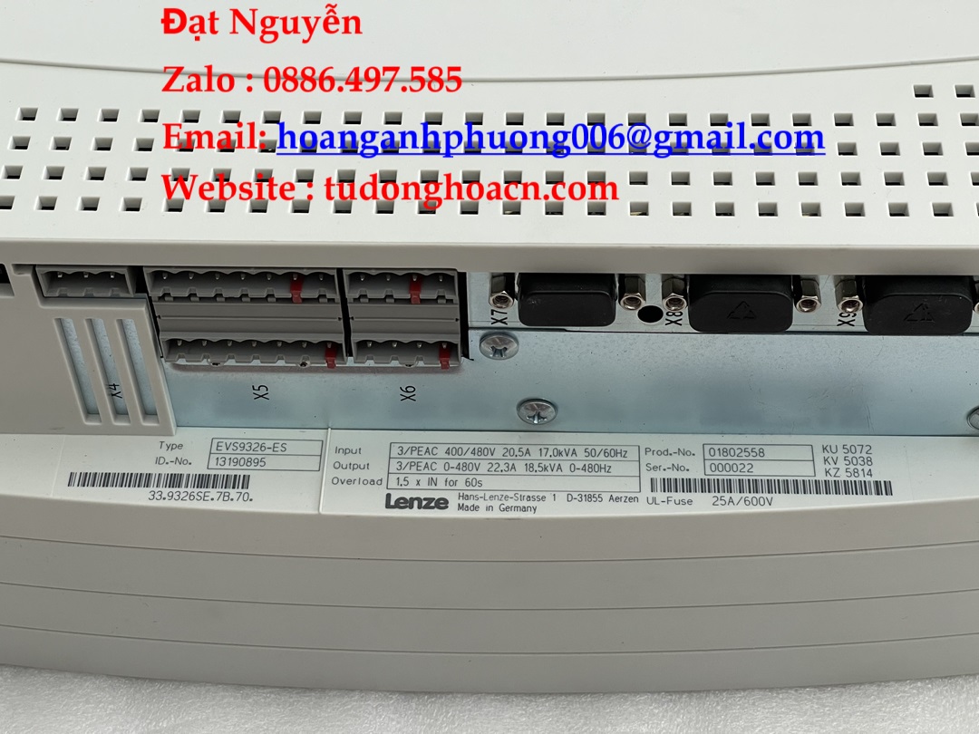 Phân phối biến tần EVS9326-ES Lenze chính hãng tại VN