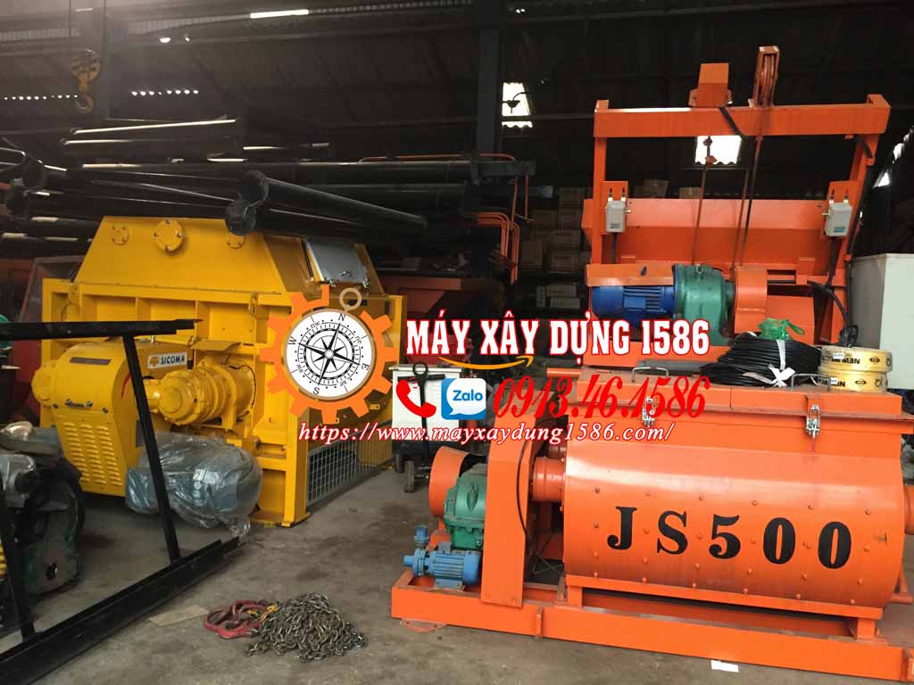 máy trộn bê tông js500, phụ kiện chính hãng