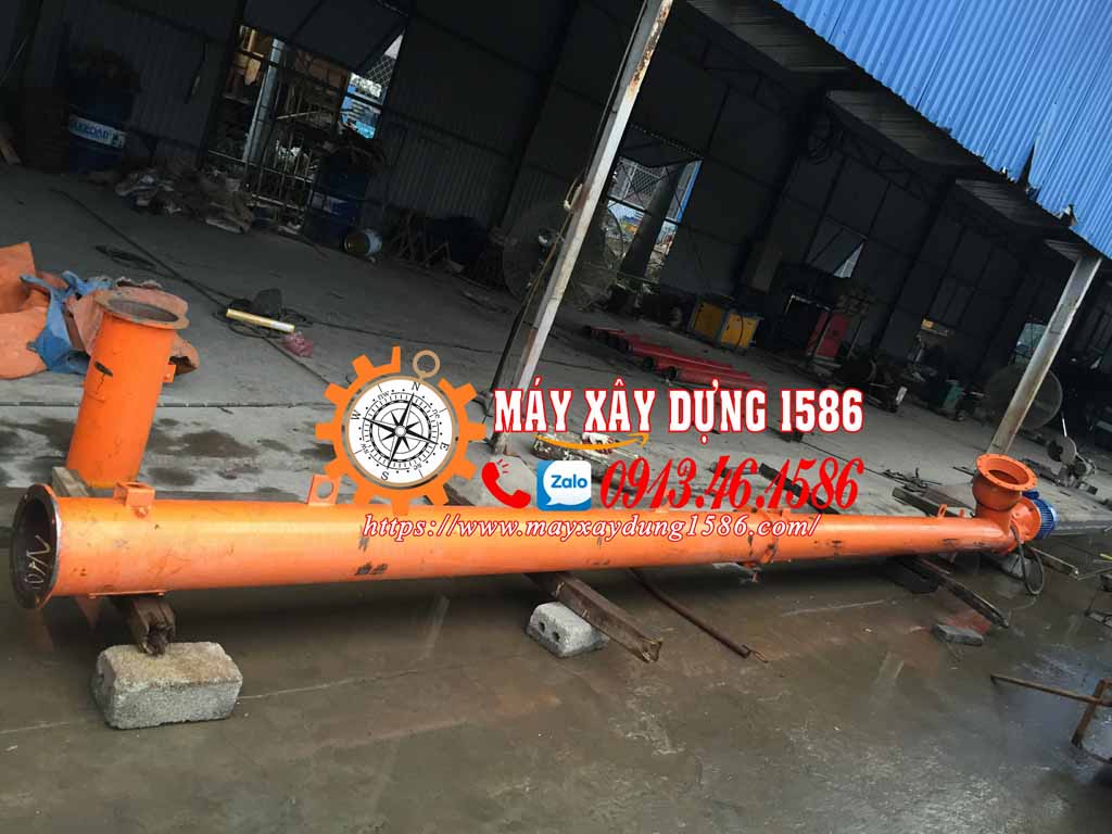 Vít tải xi măng tro bay sẵn kho, phụ kiện sẵn