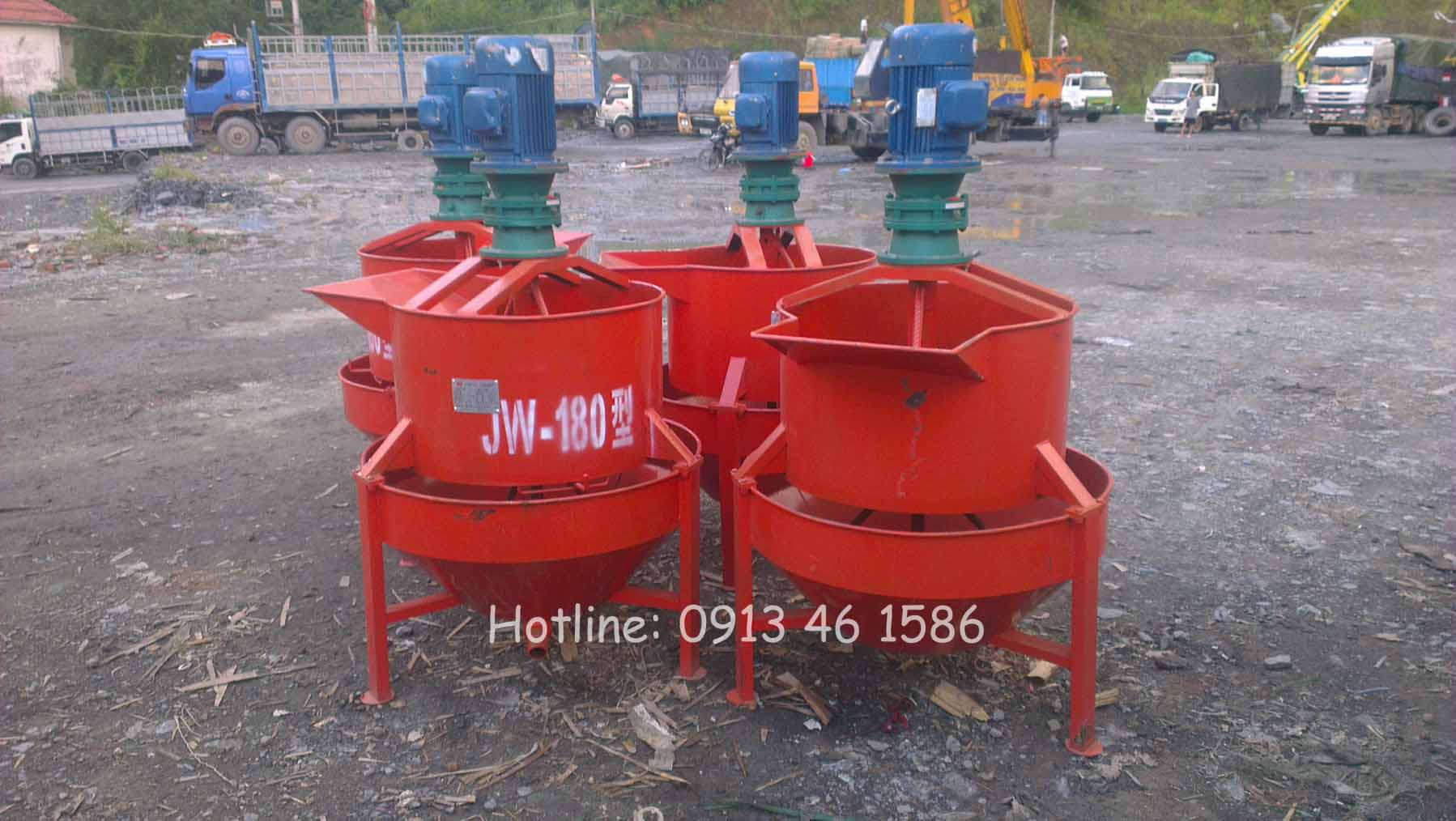 Thùng khuấy vữa jw180 jw500 hàng sẵn kho