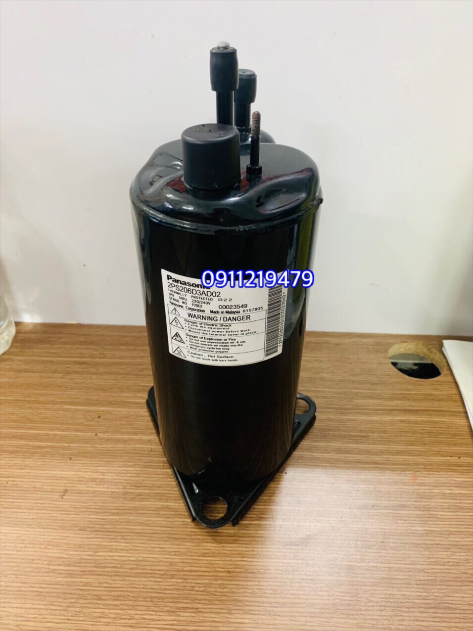 lắp đặt thay mới block lạnh panasonic 1.25hp 2PS206D3AD02 lh0911219479