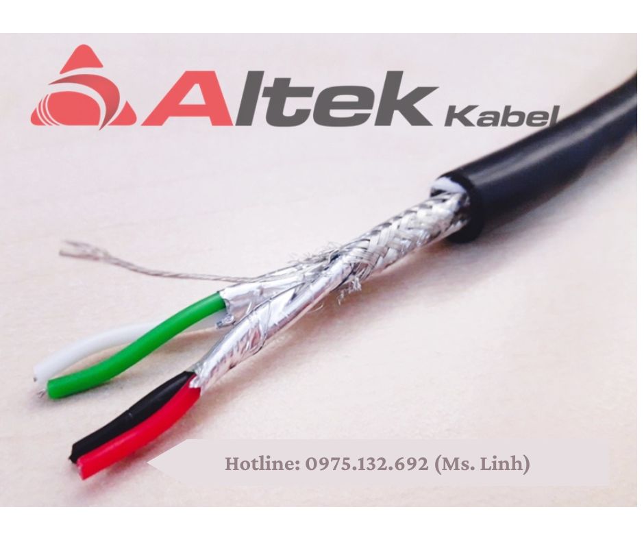 Cáp tín hiệu vặn xoắn RS 485 2 Pair Altek Kabel