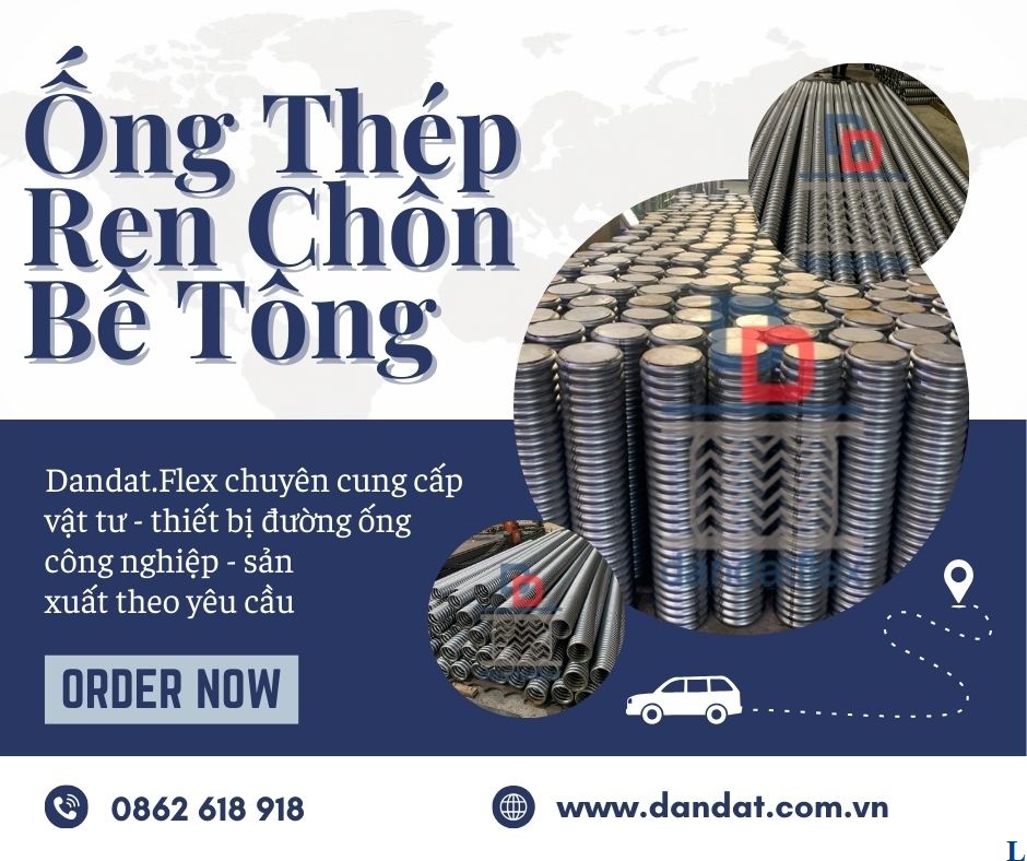 Sản xuất ống thép chôn bê tông theo yêu cầu giá thương mại