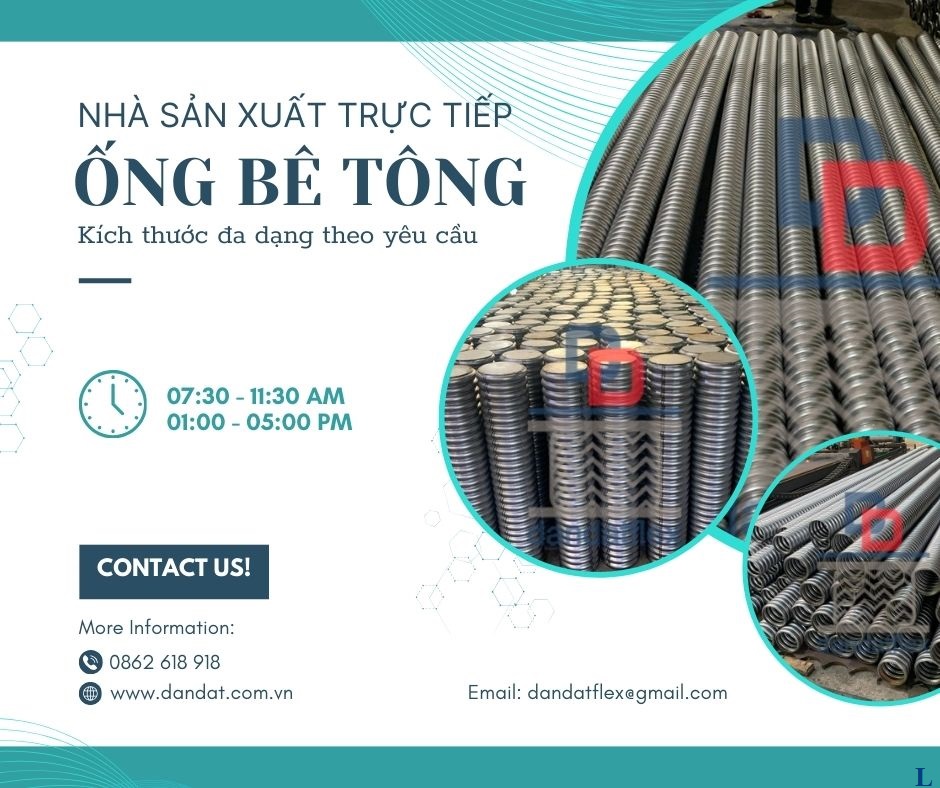 Sản xuất ống thép chôn bê tông theo yêu cầu giá thương mại