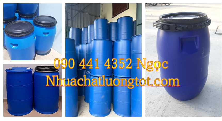 Bán thùng phuy nhựa 30L đựng thực phẩm, thùng phuy nhựa 50L đựng nước