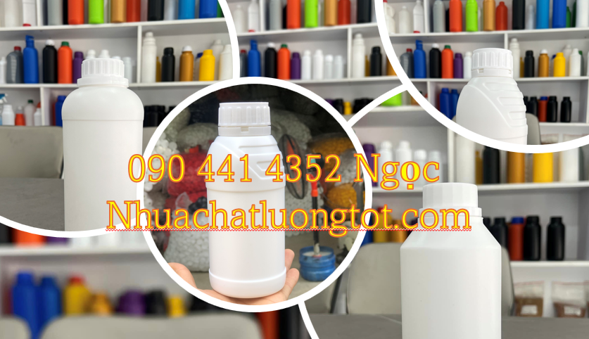 Mua chai nhựa 1 lít ở đâu, chai nhựa HDPE 500ml loại dày, chai nhựa