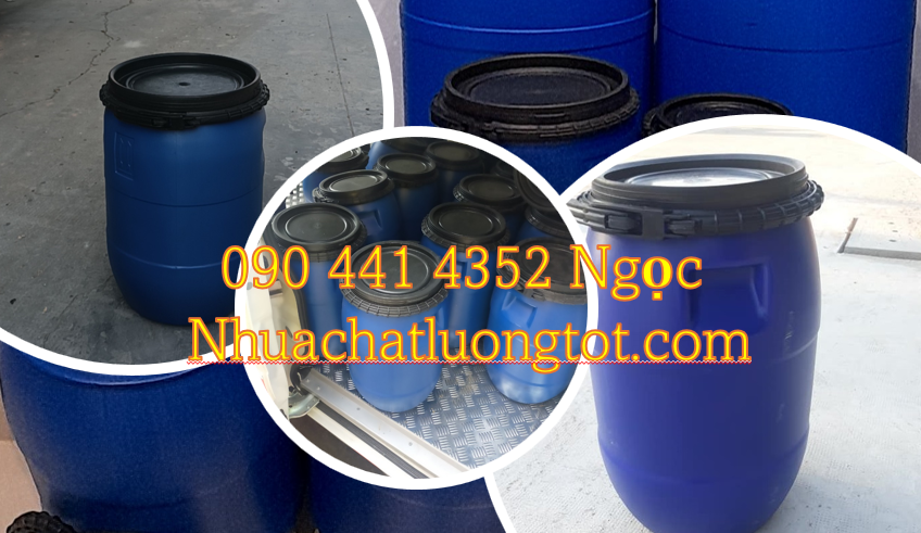 Thùng phuy nhựa 30 lít đựng mật ong, thùng phuy nhựa 50 lít đựng gạo