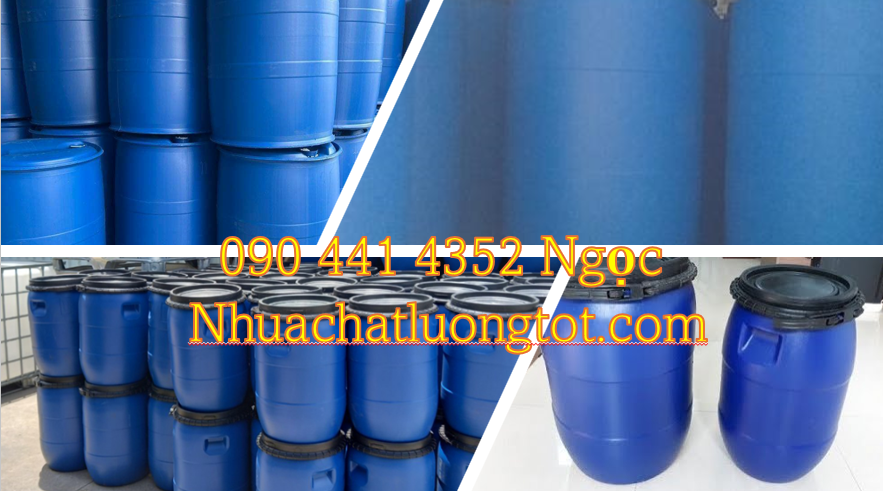 Thùng phuy nhựa 30 lít đựng mật ong, thùng phuy nhựa 50 lít đựng gạo